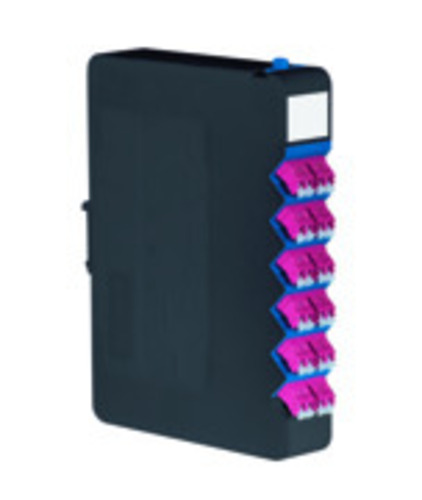 Telegärtner STX Tragschienen-Verteiler modular 6xLC-Q OS2 100022808