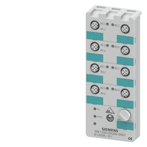 Siemens Dig.Industr. AS-Interface Modul Digital, 8E, IP67 3RK1200-0DQ00-0AA3