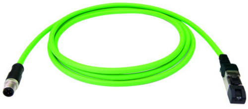 Telegärtner STX M12x1-RJ45 VL D-kod. Cat.5 100017289