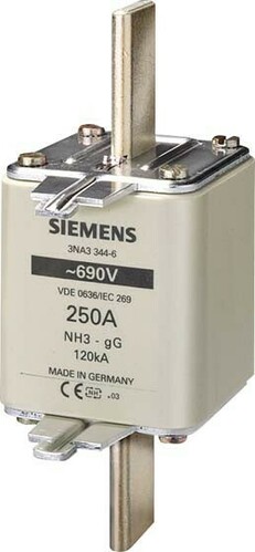 Siemens Dig.Industr. NH-Sicherungseinsatz Gr.3 500A AC 690V 3NA3365-6