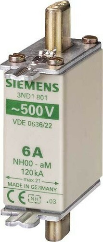 Siemens Dig.Industr. NH-Sicherungseinsatz Gr.00 80A 500VAC 3ND1824 Siemens Dig.Industr. NH-Sicherungseinsatz Gr.00 80A 500VAC 3ND1824