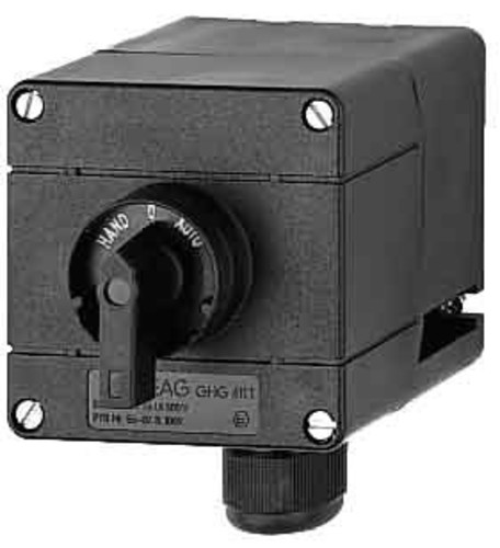 Ceag Sicherheitst. Steuerschalter Schild Hand-0-Auto GHG 411 8100 R0006