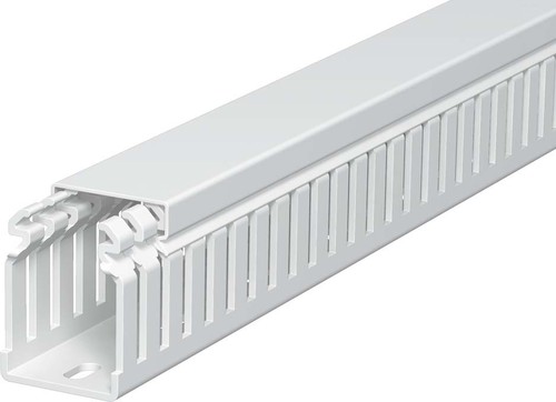 OBO Bettermann Vertr Verdrahtungskanal halogenf hfr 50x37,5x2000 lichtgrau LKVH 50037