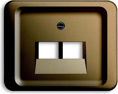 Busch-Jaeger Zentralscheibe bronze f.UAE-Anschlussdo.2f 1803-02-21 Busch-Jaeger Zentralscheibe bronze f.UAE-Anschlussdo.2f 1803-02-21