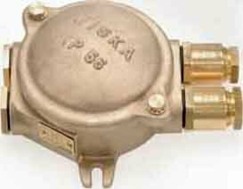 Wiska Ex Junction box brass IP 56W 510/2 Wiska Ex Junction box brass IP 56W 510/2