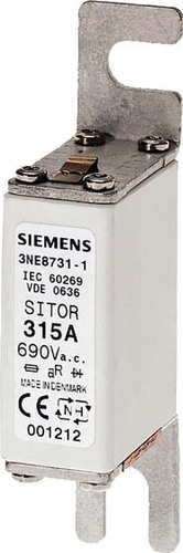 Siemens Dig.Industr. Sitor-Sicherungseinsatz IN43653, Gr.00 kompa 3NE8720-1 Siemens Dig.Industr. Sitor-Sicherungseinsatz IN43653, Gr.00 kompa 3NE8720-1