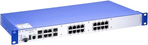 Hirschmann INET Gigabit Ethernet Switch mit red. Netzteil MACH104-16TX -PoEP-R