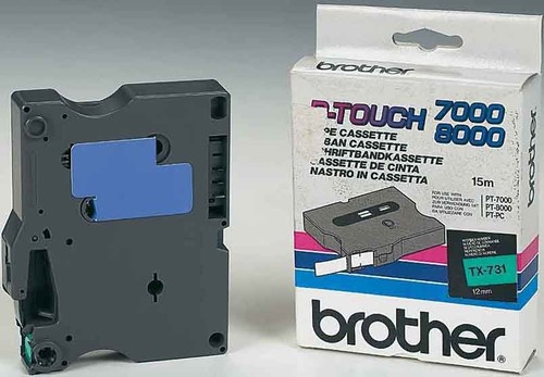Brother Schriftbandkassette BF.grün/DF.schwarz TX-731