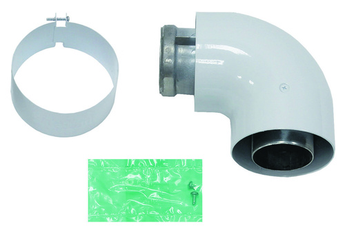 Vaillant Bogen 90 Grad 60/100,konzentr.Alu 303808