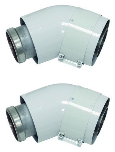 Vaillant Bogen 45 Grad 60/100,konzentr.Alu 303809 (VE2)