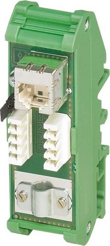 Phoenix Contact Patchpanel Cat.5e Hutschienenmontage FL-PP-RJ45/RJ45