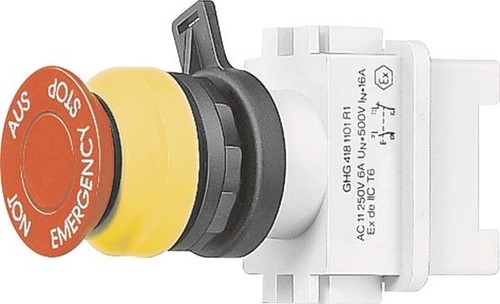 Ceag Sicherheitst. NOT-AUS Schlagtaster 1S u. 1Ö, rot GHG 418 8155 R1200 Ceag Sicherheitst. NOT-AUS Schlagtaster 1S u. 1Ö, rot GHG 418 8155 R1200