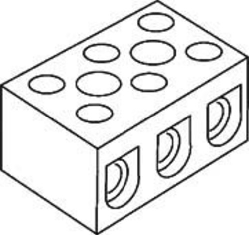 HKL Anschlussklemme 1-4qmm 3p., weiß 1128.G