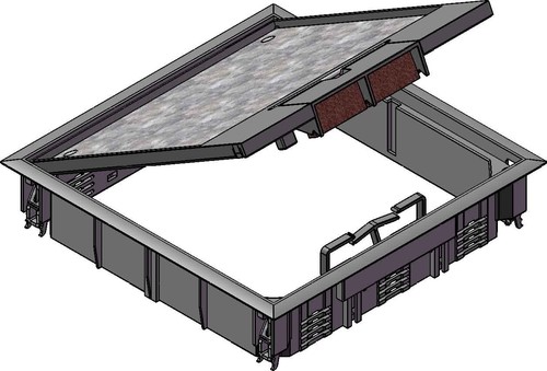 Tehalit Versorgungseinheit schwarz Bef-set universal VQ1205 tsw