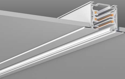 RZB 3Ph-Flügelschiene weiß 1000mm 701067.002
