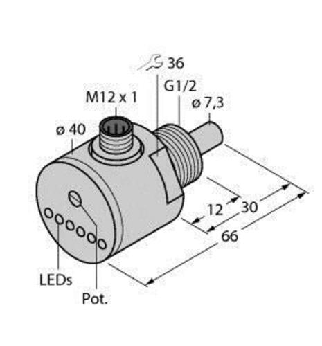 Turck Eintauchsensor FCSG1/2DYAP8XH1141