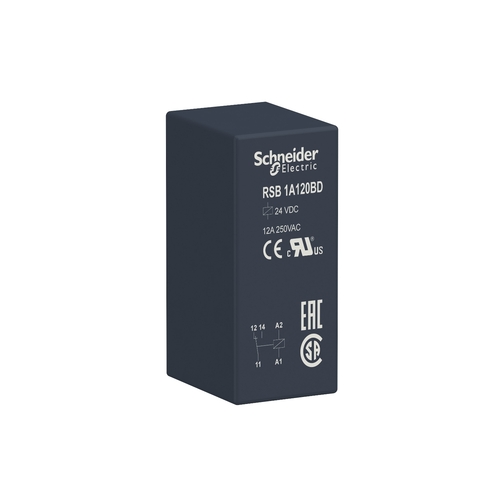 Schneider Electric Steckrelais 24V DC RSB1A120BD
