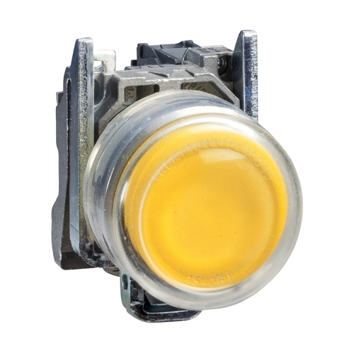 Schneider Electric Leuchtdrucktaster, gelb 24..120 V XB4BP583BG5EX