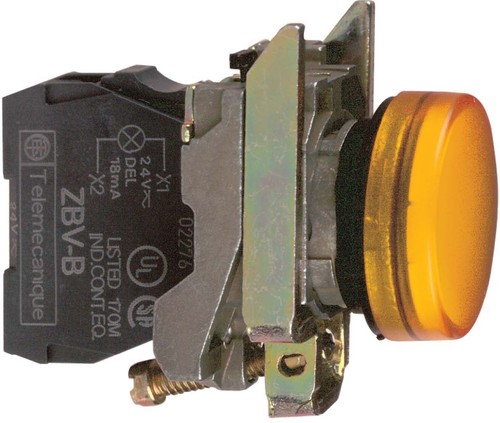 Schneider Electric Leuchtmelder, rund IP65, Schraubkl. XB4BVB5EX