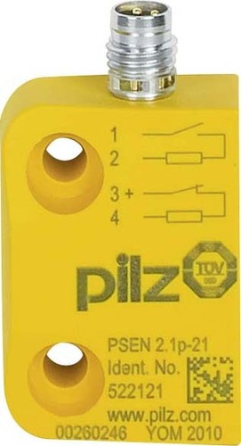 Pilz Sicherheitssensor 8mm/LED/1swit./1unit PSEN 2.1p-21 #522121 Pilz Sicherheitssensor 8mm/LED/1swit./1unit PSEN 2.1p-21 #522121