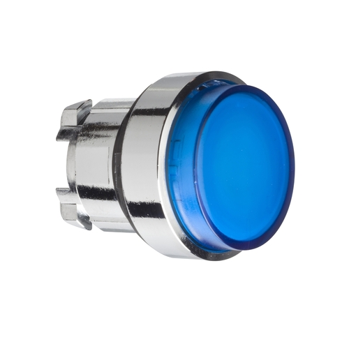 Schneider Electric Frontelement Drucktaster D 22mm, blau ZB4BW16 Schneider Electric Frontelement Drucktaster D 22mm, blau ZB4BW16