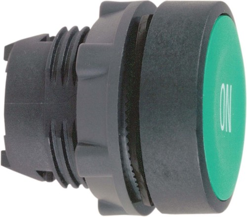 Schneider Electric Frontelement, grün, flach f. Drucktaster D22mm ZB5AA341