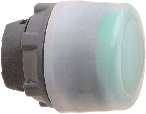 Schneider Electric Frontelement, grün, flach f. Drucktaster D22mm ZB5APA3
