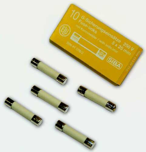 Siba G-Sicherung 5x20 250V flink F 1,25A 179021