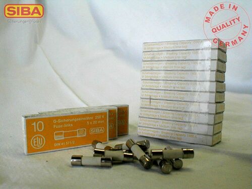 Siba G-Sicherung 5x20 M 2A 172200