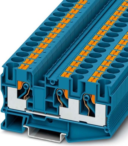 Phoenix Contact Durchgangsklemme 0,5-16qmm, AWG 20-6 PT 10-TWIN BU