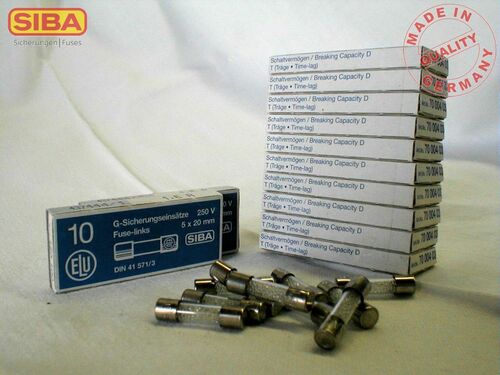 Siba G-Sicherung 5x20 T 8A 173100 Siba G-Sicherung 5x20 T 8A 173100