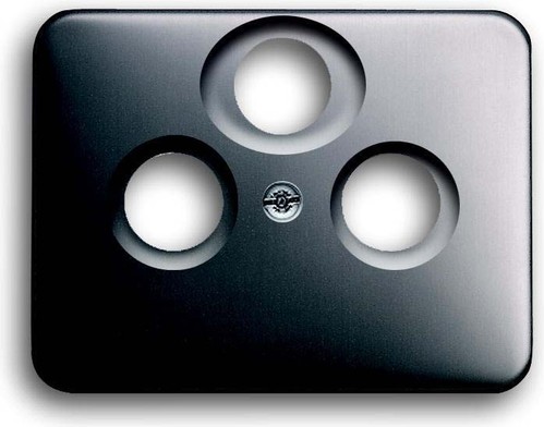 Busch-Jaeger Zentralscheibe platin m.3Anschl.Rad.TV/SAT 1743-03-20-101 Busch-Jaeger Zentralscheibe platin m.3Anschl.Rad.TV/SAT 1743-03-20-101