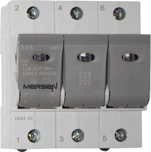 Mersen Lasttrennschalter NEOZED D02 25A/230/400V 3-p 05863.025000