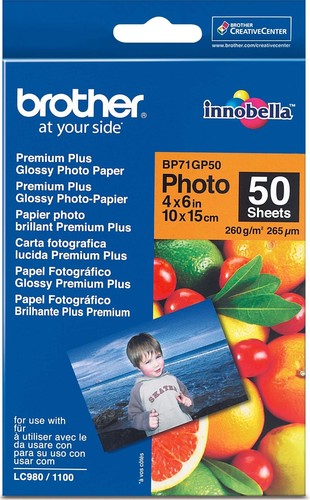 Brother Fotopapier A6 20 Blatt BP71GP20