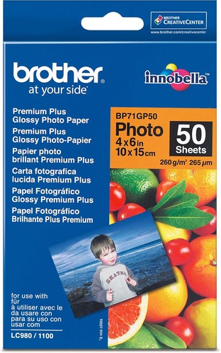 Brother Fotopapier A6 50 Blatt BP71GP50