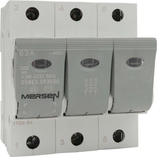 Mersen Lasttrennschalter NEOZED D02 63A/230/400V 3-p 05863.063000