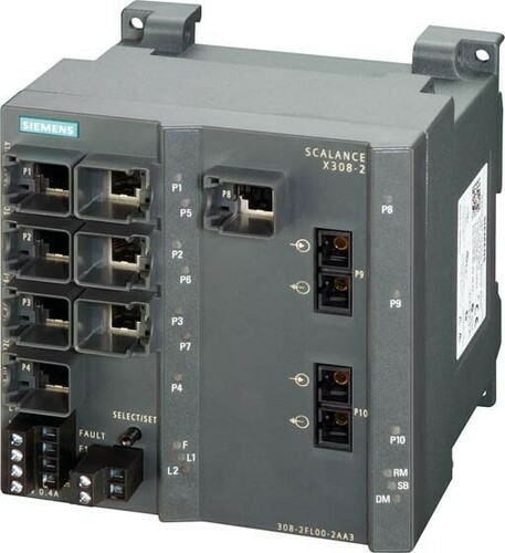 Siemens Dig.Industr. Industrial EtherNet Switch 2x1000MBIT/S 6GK5308-2FL10-2AA3