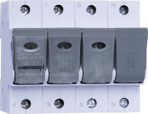 Mersen Lasttrennschalter NEOZED D02 63A/230/400V 4-p 05863.063100