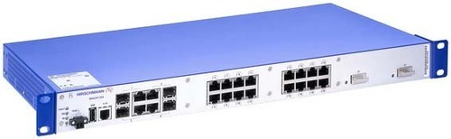 Hirschmann INET Gigabit Ethernet Switch MACH100 mit PoE Plus MACH104-16#942030002