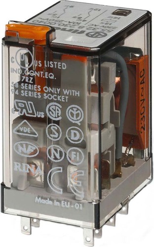 Finder Miniatur-Ind.-Steckrelais 2W 10A, Spule 48VAC 55.32.8.048.0040 Finder Miniatur-Ind.-Steckrelais 2W 10A, Spule 48VAC 55.32.8.048.0040
