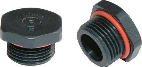 Jacob Verschlussschraube schwarz IP66/68O-RingVMQ V301-1063-02