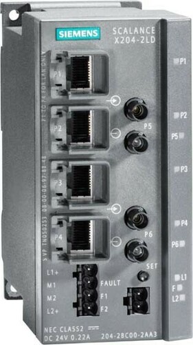 Siemens Dig.Industr. Switch Scalance 4x10/100 MBit/S 6GK5204-2BC10-2AA3