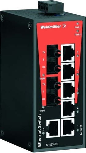 Weidmüller Netzwerk-Switch IE-SW-BL08-6TX-2ST