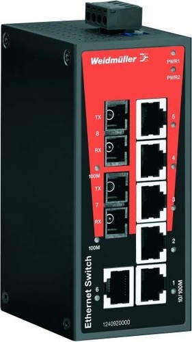 Weidmüller Netzwerk-Switch IE-SW-BL08T-6TX-2SC