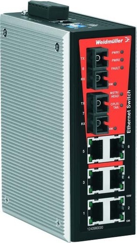 Weidmüller Netzwerk-Switch IE-SW-VL08MT-6TX-2ST