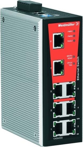 Weidmüller Netzwerk-Switch IE-SW-VL08MT-8TX