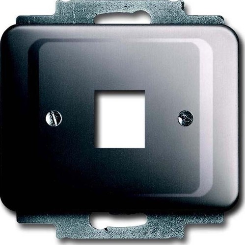 Busch-Jaeger Zentralscheibe platin für 1 Modular Jack 2561-20 Busch-Jaeger Zentralscheibe platin für 1 Modular Jack 2561-20