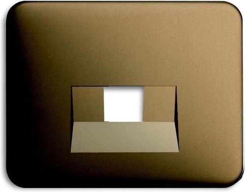 Busch-Jaeger Zentralscheibe bronze f.UAE-Anschlussdo.1f 1803-21 Busch-Jaeger Zentralscheibe bronze f.UAE-Anschlussdo.1f 1803-21