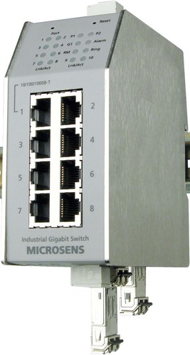 Microsens ProfiLine Switches Gigabit 7x10/100, 3xSFP MS650869M-V2