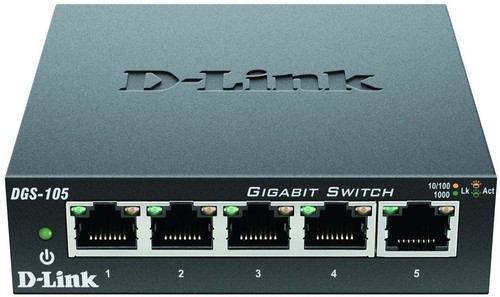 DLink Deutschland Gigabit Switch 5-Port Layer 2 DGS-105/E